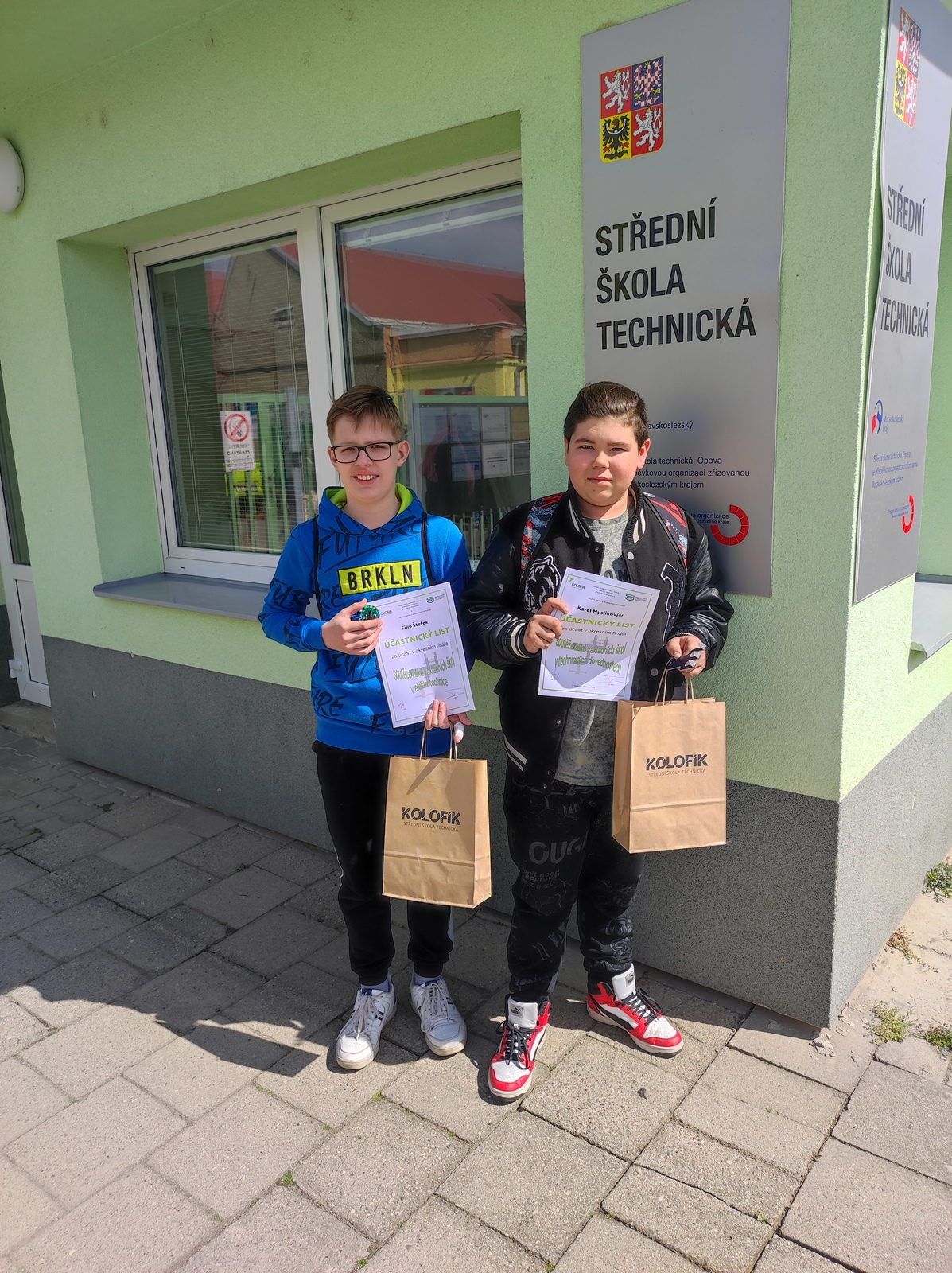 Naši žáci v Soutěži žáků ZŠ v technických dovednostech 2025
